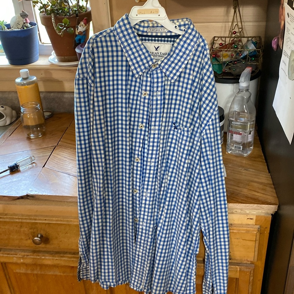American eagle vintage button down XL